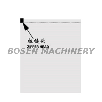 Máquina para fazer sacos com zíper BS-ZIP-A