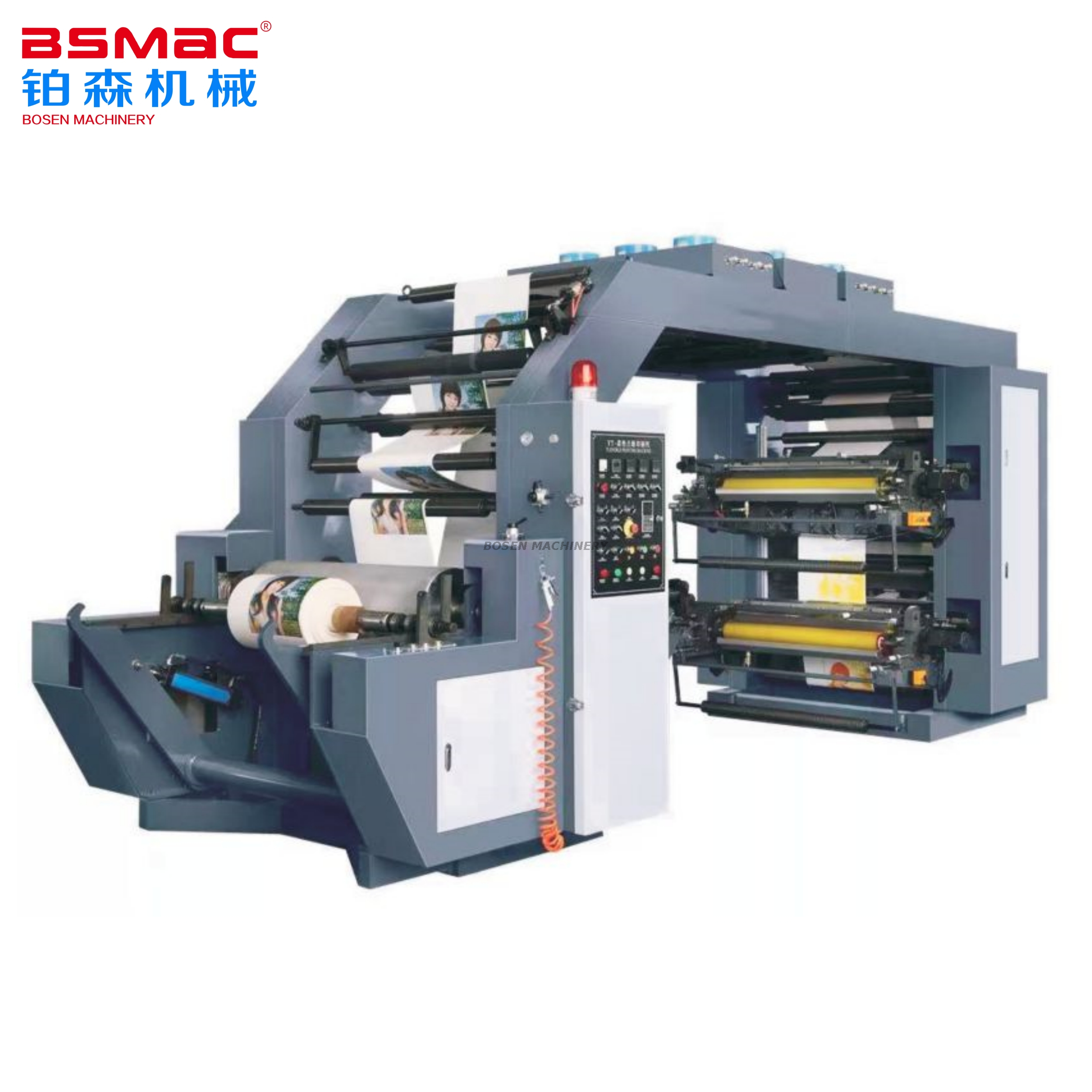 Máquina de impressão flexográfica automática série BSYTMA